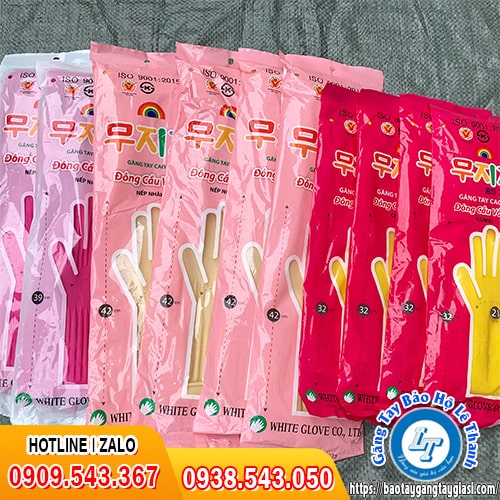 Găng tay cao su Đông Cầu Vồng đủ size đủ màu giá sỉ Găng tay cao su Đông Cầu Vồng đủ size đủ màu giá sỉ