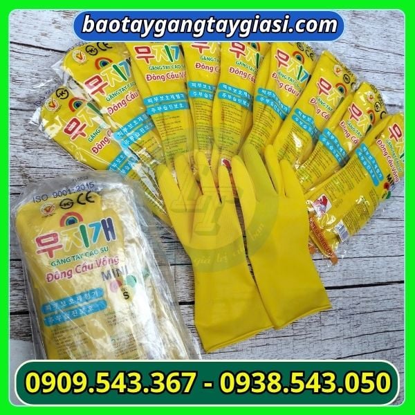 Găng tay cao su Đông Cầu Vồng Mini giá sỉ Găng tay cao su Đông Cầu Vồng Mini