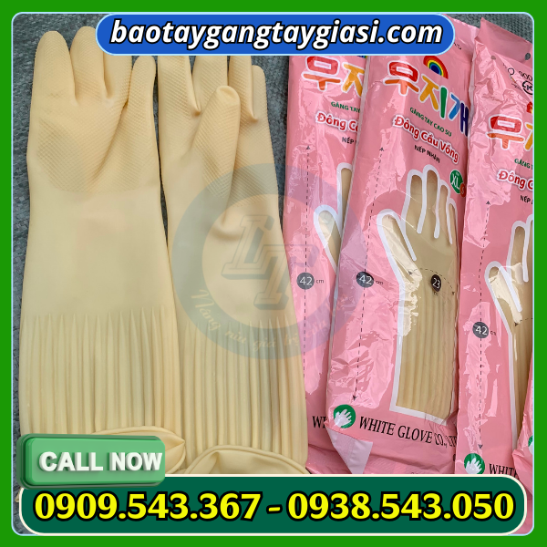 Găng tay cao su đông cầu vồng Găng tay cao su đông cầu vồng