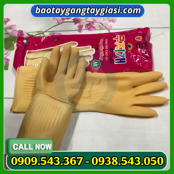 Găng tay cao su đông cầu vồng