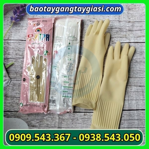 Găng tay cao su Đông Cầu Vồng giá rẻ Găng tay cao su Đông Cầu Vồng