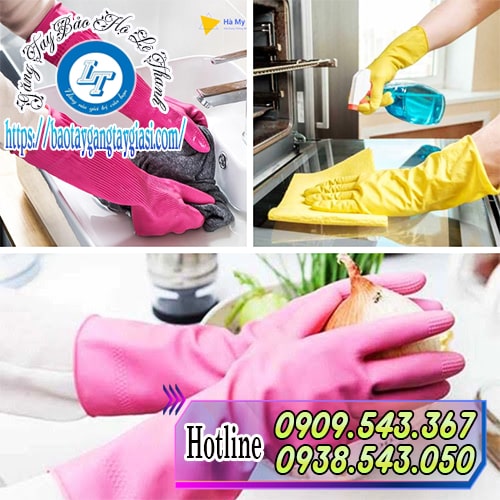 Găng tay cao su gia dụng