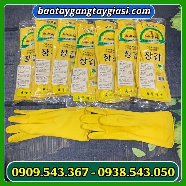 Găng tay cao su gia dụng giá sỉ Găng tay cao su gia dụng