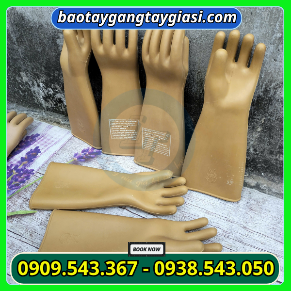 Xưởng cung cấp găng tay cao su cách điện hạ áp Xưởng cung cấp găng tay cao su giá tốt