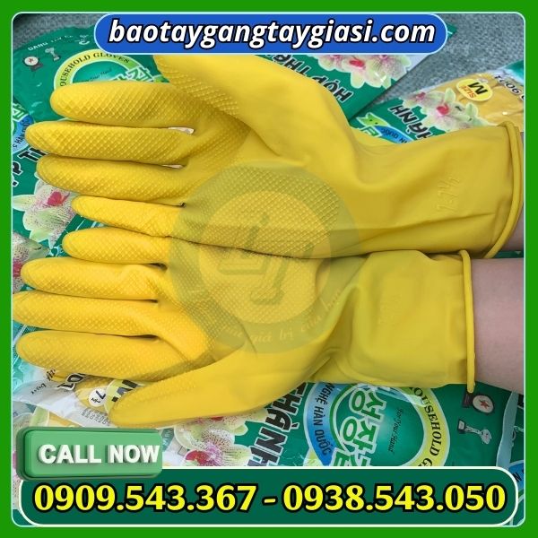 Găng tay cao su Hợp Thành siêu bền Găng tay cao su Hợp Thành