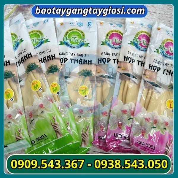 Găng tay cao su rửa chén hợp thành Găng tay cao su rửa chén hợp thành