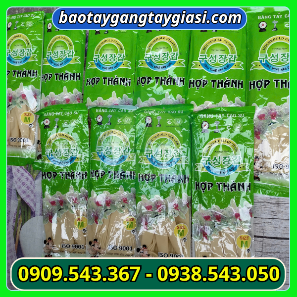 Găng tay cao su hợp thành size M giá tốt Găng tay cao su hợp thành giá sỉ