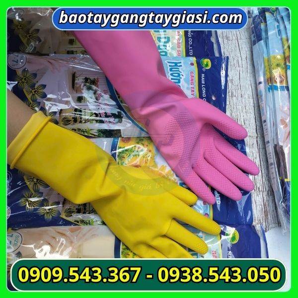 Găng tay cao su hướng dương Găng tay cao su hướng dương