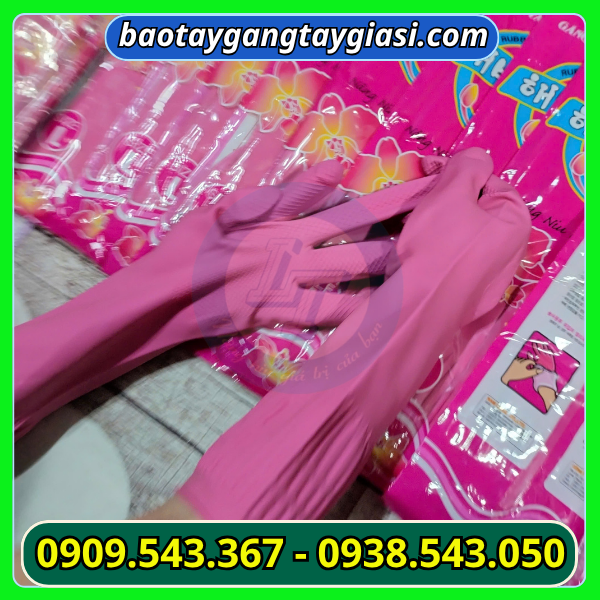 Găng tay cao su hướng dương Găng tay cao su hướng dương