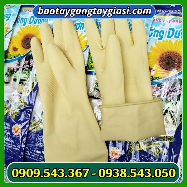 Găng tay cao su Hướng Dương