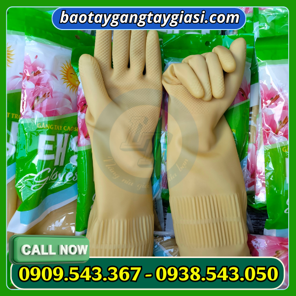 Găng tay cao su mặt trời