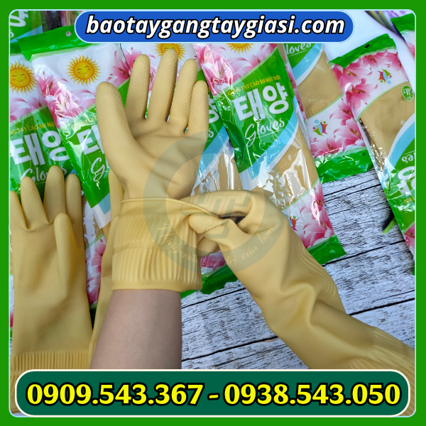Găng tay cao su giá sỉ Găng tay cao su giá sỉ
