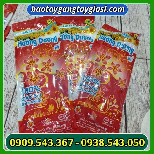 Găng tay cao su hướng dương chất lượng Găng tay cao su hướng dương chất lượng