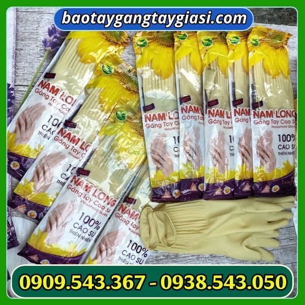 Găng tay cao su thiên nhiên Nam Long size XL Găng tay cao su thiên nhiên Nam Long size XL
