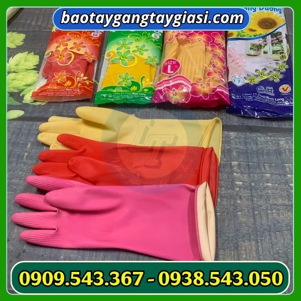 Găng tay cao su sao nhiều loại Găng tay cao su sao biển giá sỉ