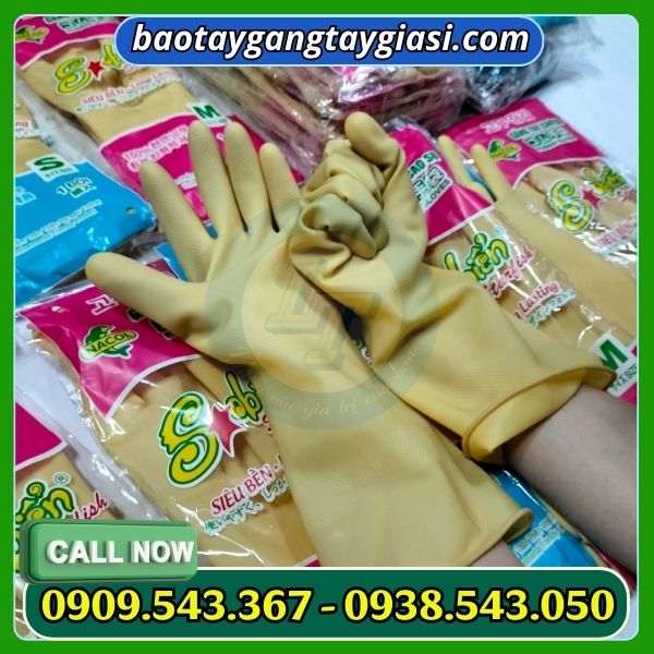 Găng tay cao su sao biển cao cấp Găng tay cao su sao biển cao cấp