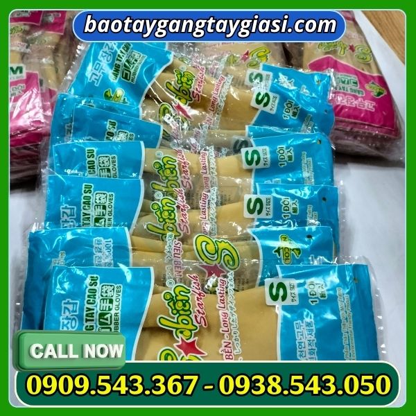 Găng tay cao su sao biển size S Găng tay cao su sao biển size S