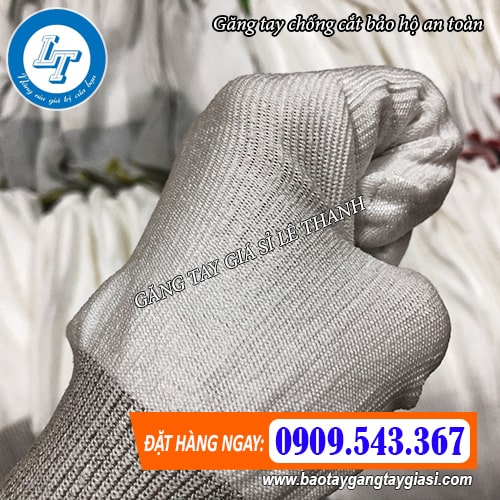 găng tay chống cắt có sợi đan chắc chắn găng tay chống cắt có sợi đan chắc chắn