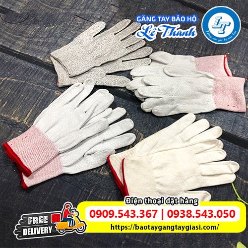 Găng tay chống cắt có viền và không viền