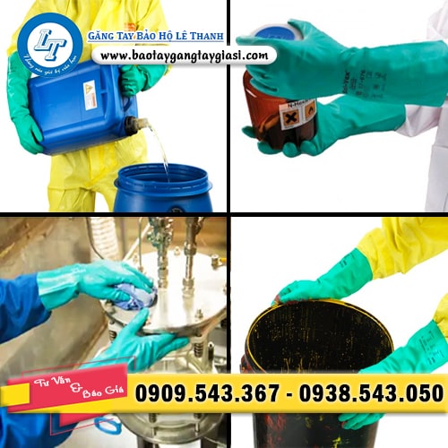 Găng tay chống hóa chất Ansell bảo vệ đôi tay an toàn Găng tay chống hóa chất Ansell bảo vệ đôi tay an toàn