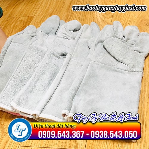 Găng tay da hàn 2 lớp bảo vệ tốt đôi tay