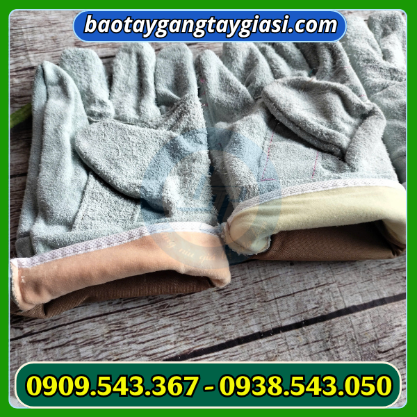 Găng tay da hàn cổ ngắn Găng tay da hàn cổ ngắn