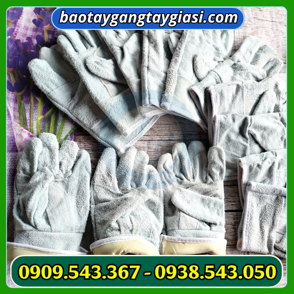Găng tay da hàn loại ngắn Găng tay da hàn loại ngắn