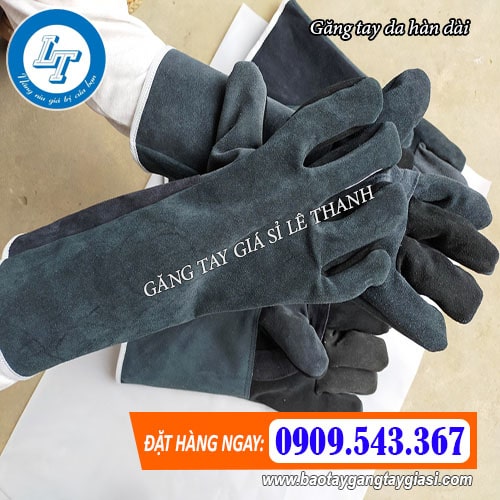 găng tay da hàn loại dài đến cánh tay găng tay da hàn loại dài đến cánh tay