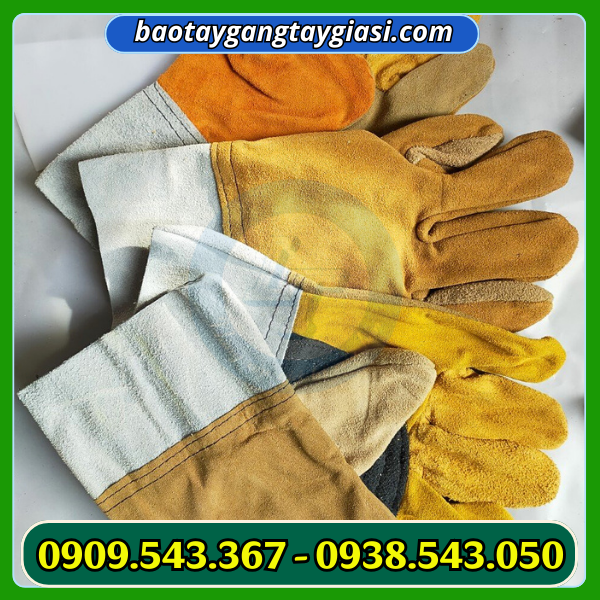 Găng tay da hàn loại ngắn giá rẻ Găng tay da hàn loại ngắn