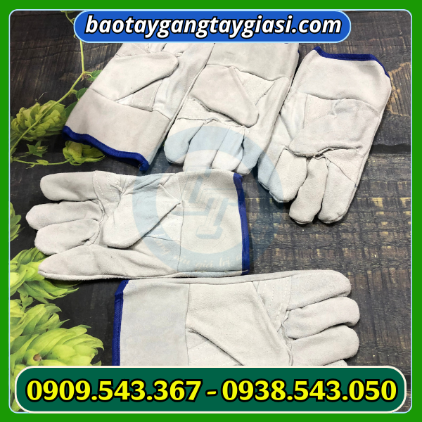 Găng tay da hàn loại ngắn Găng tay da hàn loại ngắn