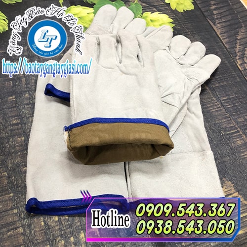 Găng tay da hàn giá gốc xưởng Găng tay da hàn giá gốc xưởng