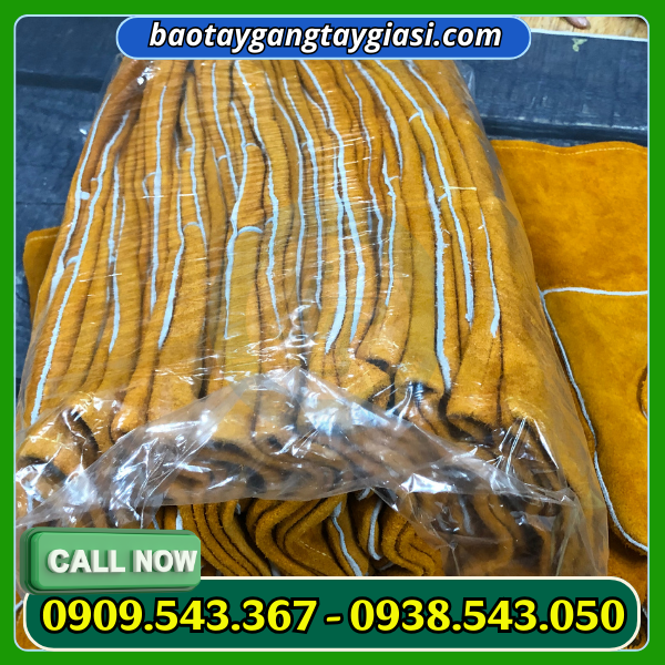 Găng tay da hàn loại dài bịch 10 đôi Găng tay da hàn loại dài