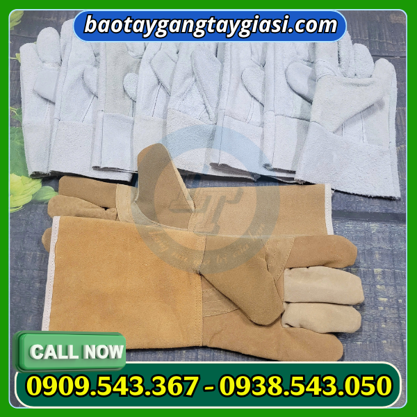 Găng tay da hàn loại dài giá sỉ Găng tay da hàn loại dài