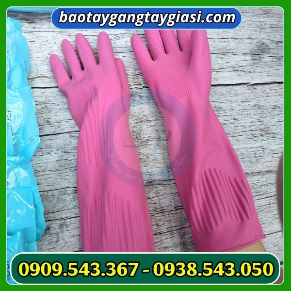 Găng tay cao su đông cầu vồng size L chất lượng Găng tay cao su đông cầu vồng size L