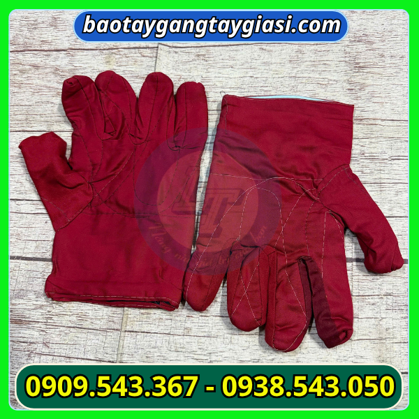 Găng tay vải kaki