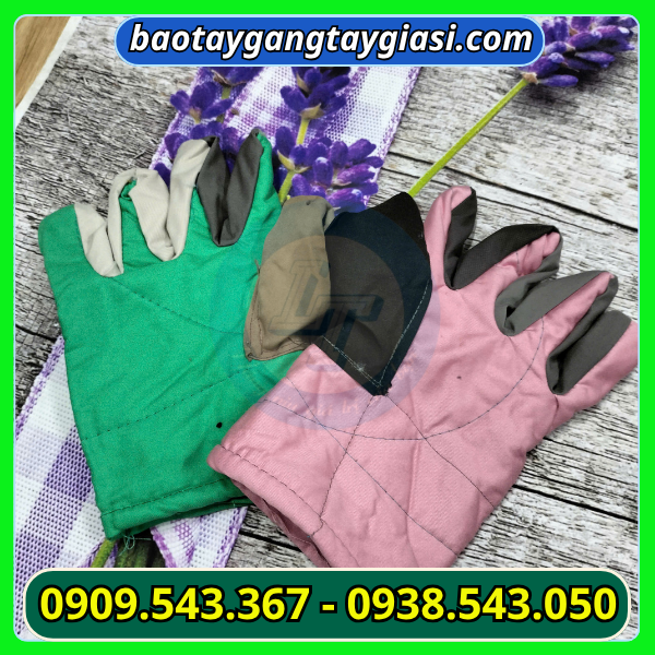 Găng tay vải kaki