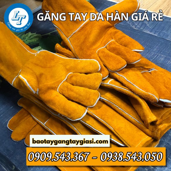 Găng tay da hàn giá rẻ