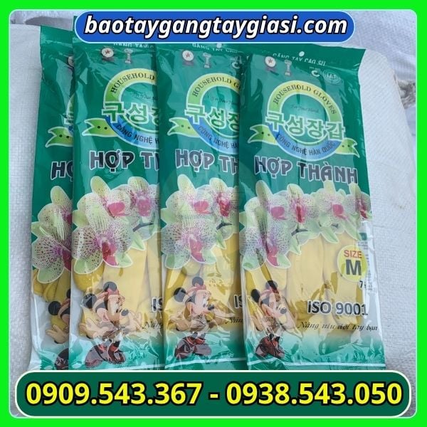 Găng tay cao su hợp thành size M Găng tay cao su hợp thành size M