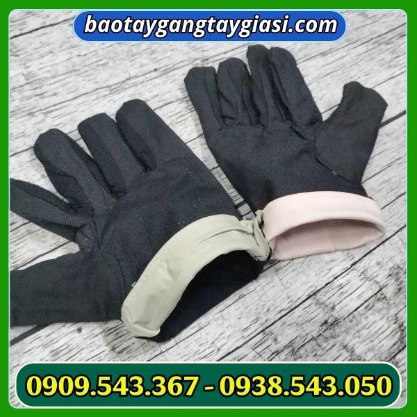 Găng tay kaki 2 lớp Găng tay kaki 2 lớp