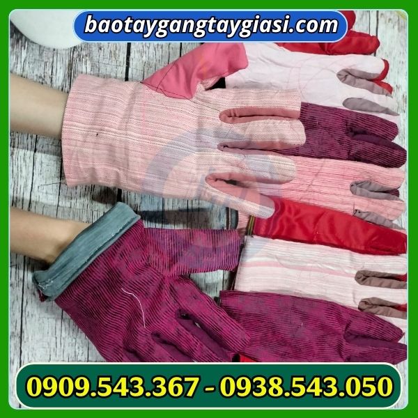 Găng tay vải kaki giá sỉ Găng tay vải kaki giá sỉ