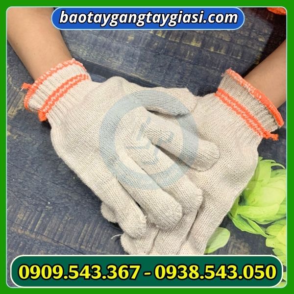 Găng tay len kem 2 viền Găng tay len kem 2 viền
