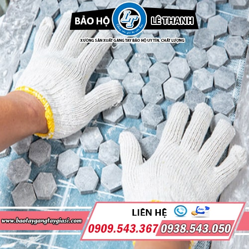 Găng tay len bảo hộ lao động an toàn Găng tay len bảo hộ lao động an toàn