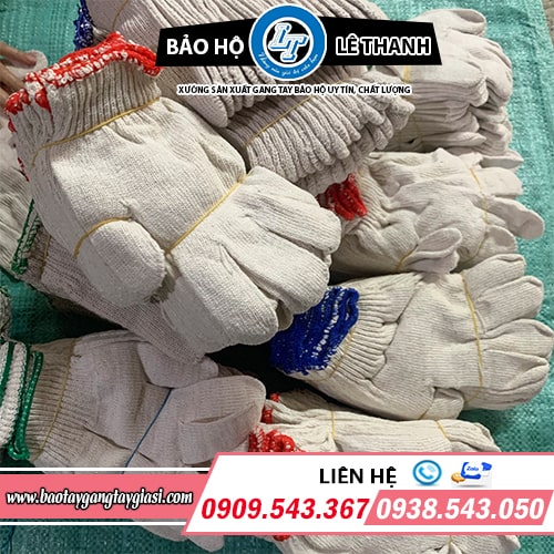 Găng tay len bảo hộ màu kem giá rẻ tốt nhất Găng tay len bảo hộ màu kem giá rẻ tốt nhất