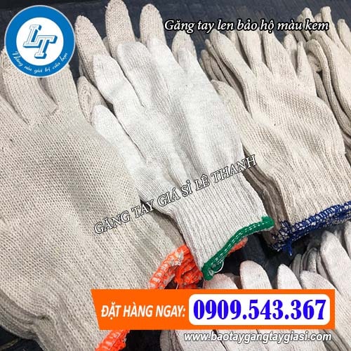 găng tay len màu kem kết cấu sợi dệt chắc chắn găng tay len màu kem kết cấu sợi dệt chắc chắn