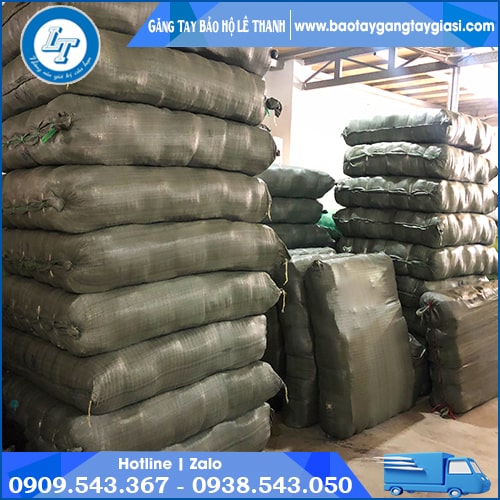 Găng tay len bảo hộ sẵn số lượng tại kho