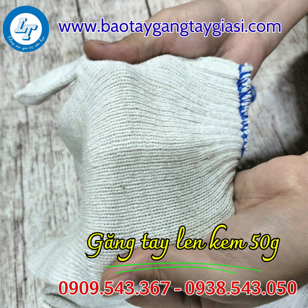 Găng tay len kem 50g giá rẻ Găng tay len kem 50g