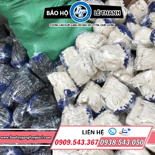 Găng tay len công nghiệp giá sỉ tận xưởng Găng tay len công nghiệp giá sỉ tận xưởng
