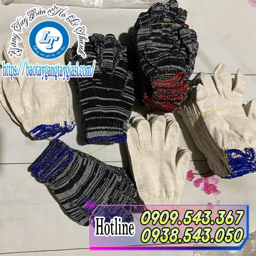 Găng tay len dùng trong công trình đủ trọng lượng Găng tay len dùng trong công trình đủ trọng lượng