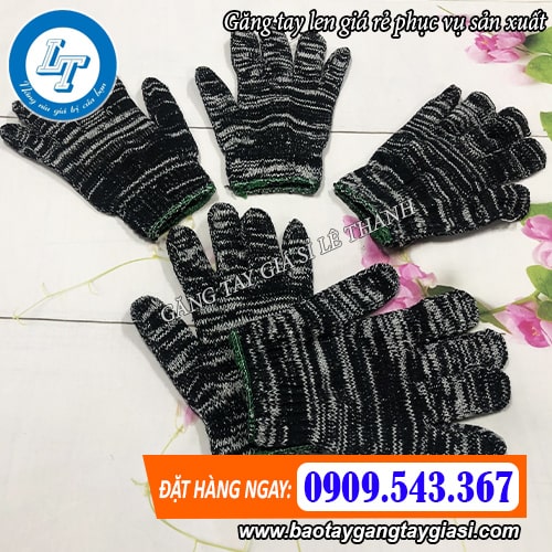 Găng tay len giá rẻ sản xuất