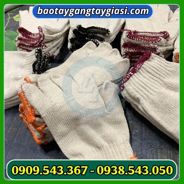 Găng tay len kem 1 viền Găng tay len kem 1 viền